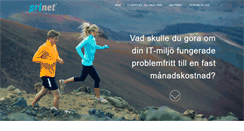 Desktop Screenshot of prinet.se