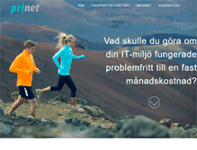 Tablet Screenshot of prinet.se